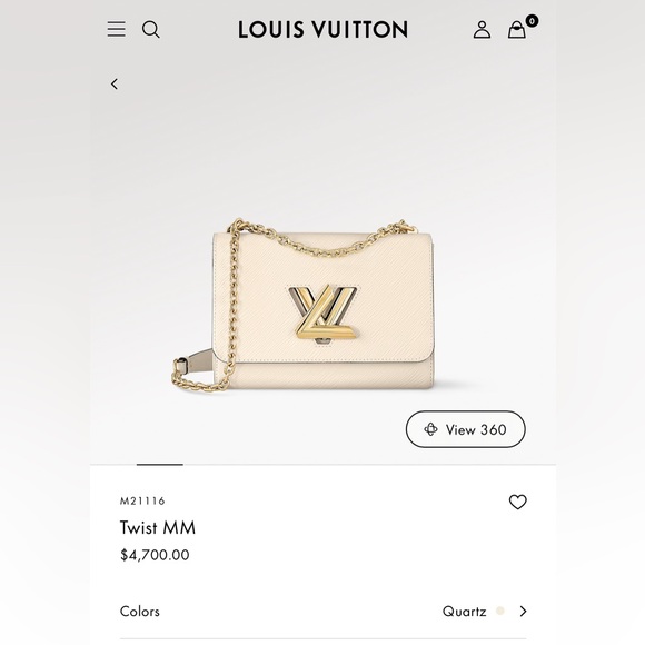 Louis Vuitton authentic twist purse - Picture 12 of 12